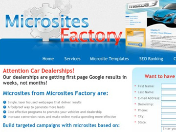 Microsites Factory - Technology Resellers<br />
